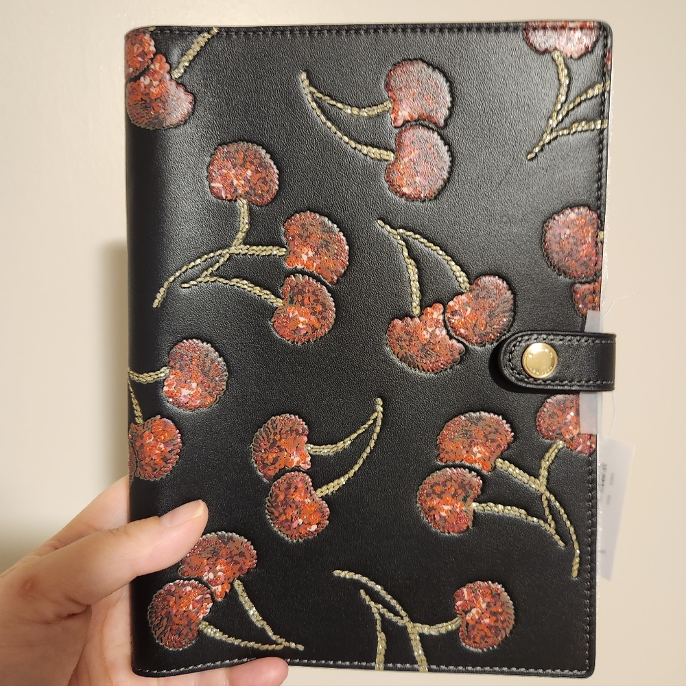 Coach Cherry Notebook - Picture 2 of 8